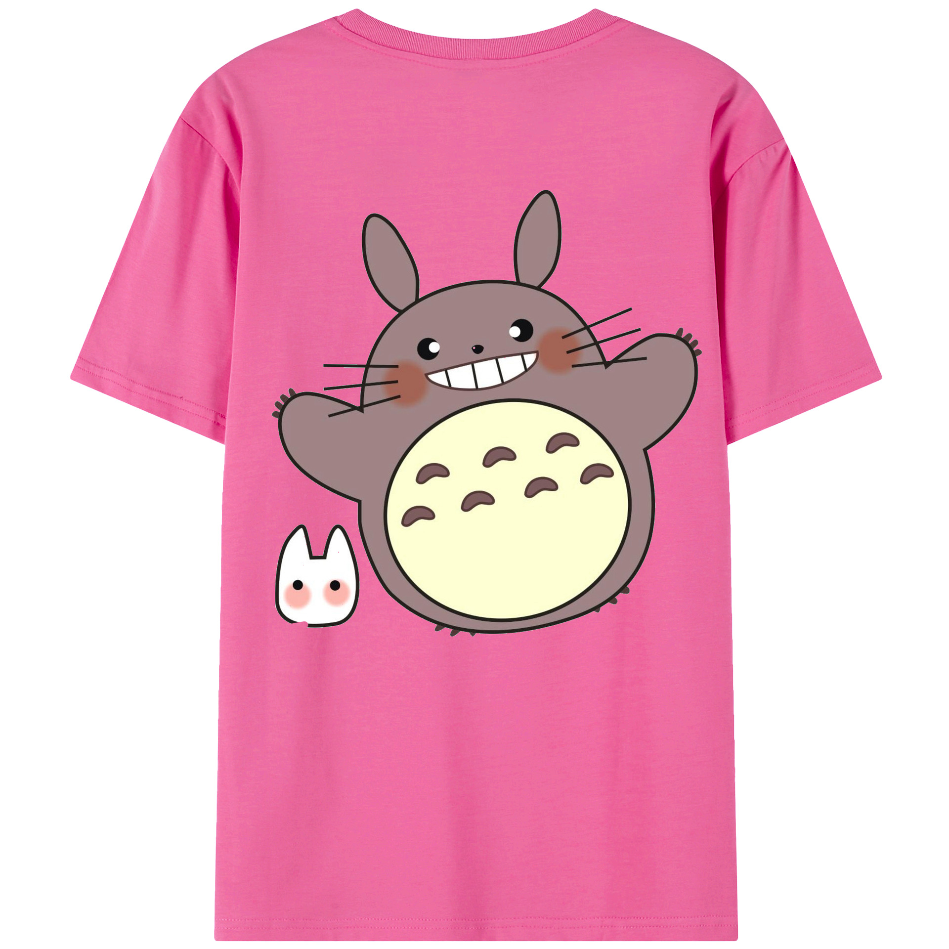 （画像用） となりのトトロ 草壁メイ 草壁サツキ My Neighbor Totoro Satsuki Kusakabe Mei Kusakabe レディース半袖Tシャツ(バックプリント)